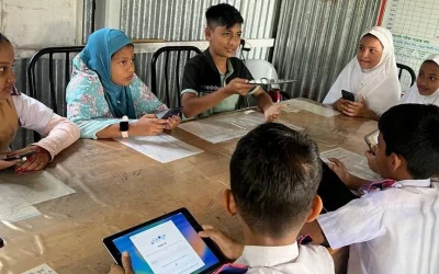 Eine Schule, neue iPads: Green2B stattet Schüler*innen in Bangladesch mit sicher und zertifiziert gelöschter IT aus Deutschland aus.