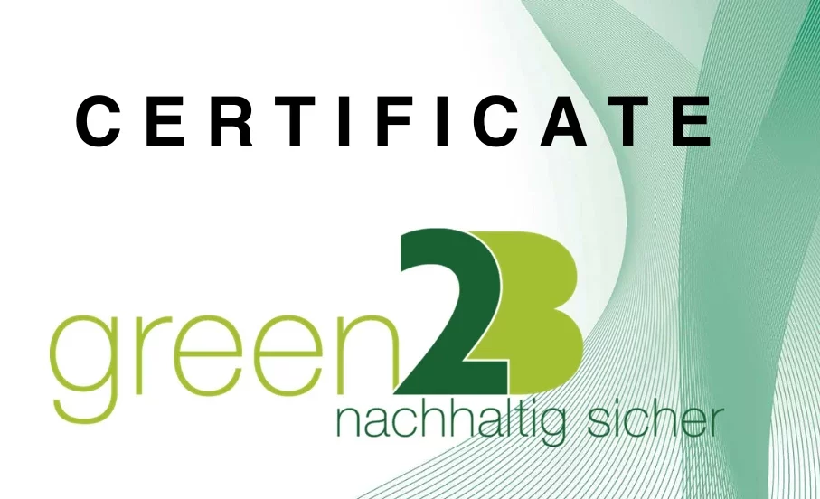 Jubiläum bei Green2B: 7 Jahre in Folge erfolgreich nach DEKRA Sicherheitsstandard V1.2 zertifiziert!